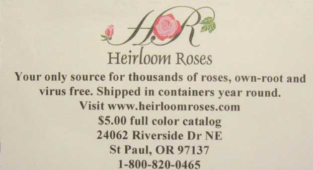 HeirloomRoses